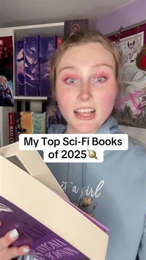 My Top Sci-Fi Books of 2025 Shadow Upon Time by Christopher Ruocchio (Suneater) Overgrowth by Mira Grant Perdido Street Station by China Mièville Death’s End by Cixin Liu (Three Body Problem) Of Monsters and Mainframes by Barbara Truelove A mix of queer, fun, cozy. Hard sci fi, space opera, weird. #booktok #scifibook #sciencefictionbook #bestbooks #favoritebooks