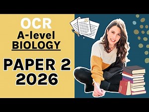 OCR Biology A-level paper 2 exam. Exams 2026 - Learn all the theory for theTopics 2, 4 and 6