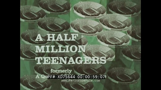 " A HALF A MILLION TEENAGERS " 1970 SEX ED FILM STDs SEXUALLY TRANSMITTED DISEASES XD7564