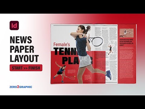 How to News Paper Layout design in Adobe InDesign CC