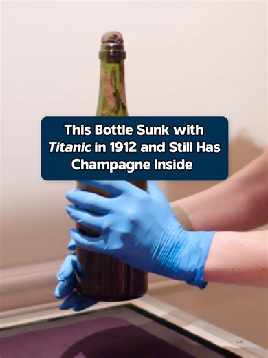 Still sealed. Still extraordinary. 🥂 Champagne bottles recovered from the depths of TITANIC's wrecksite offer a rare glimpse into Edwardian life—preserved by time and the ocean itself. #TITANICHistory #TITANIC1912 #TITANICSHip #RMSTitanic #TITANICArtifactExhibition #TITANICExhibition #TITANICMuseum