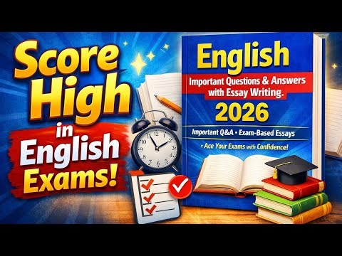 English important Question and answer with Essay writing 2026