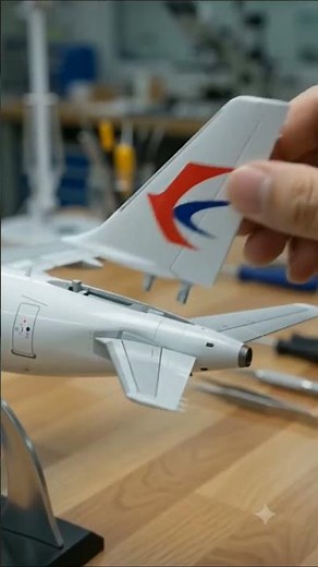 Building China Eastern Airlines Miniature Model From Scratch! ✈️ Metal Scale Model DIY