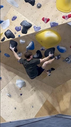 This climb required so much power #climbing #bouldering #power