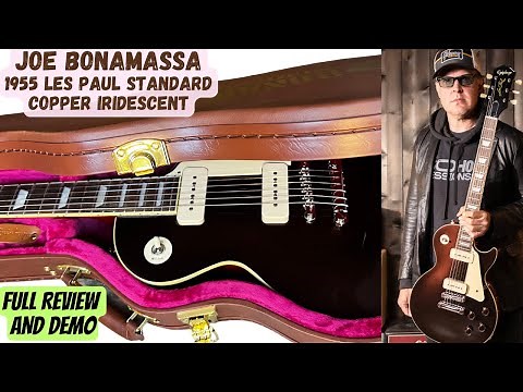 Joe Bonamassa 1955 Epiphone Les Paul Copper Iridescent P90's - Full Review And Demo