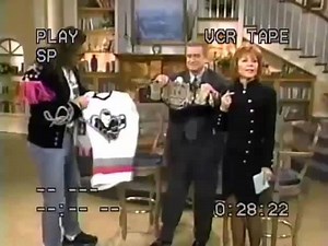 WWF Champion Bret Hart talks to Regis Philbin about his Wrestlemania 12 Iron Man match against The Heartbreak Kid | Retro Pro Wrestling