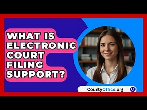 What Is Electronic Court Filing Support? - CountyOffice.org