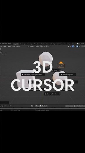 Fix 3D Cursor Problems in Blender in 60 Seconds! Quick Trick