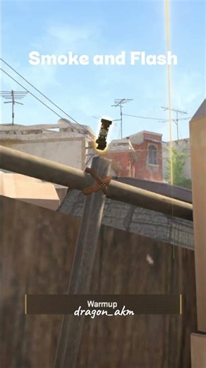 Mirage Window Smoke + Perfect Con Flash (CS2 Guide) #cs2 #counterstrike2 #mirage
