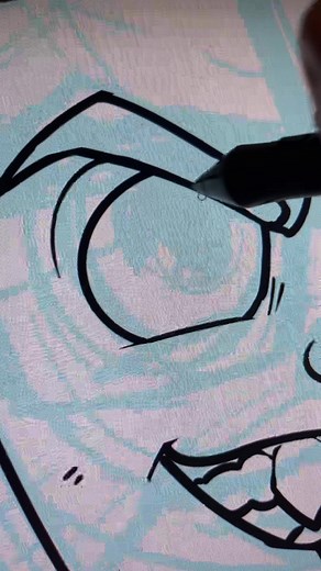 Digital Drawing Process: Creating Cartoon Characters