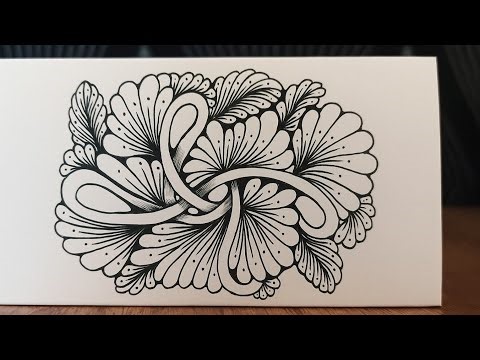 Zentangle Art | Relaxing Drawing | Soothing & Meditative Patterns | Abstract Art | Tutorial