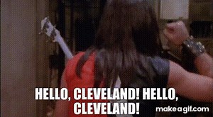 YARN | Hello, Cleveland! Hello, Cleveland! | This Is Spinal Tap | Video clips by quotes | dfb6349c | ç´ on Make a GIF