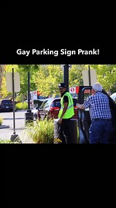 1.3M views · 15K reactions | Gay Parking Sign Prank! - - - - - - - #instagramreels #fyp #viral #fyp #explorepage #prank #pranks #funnyvideos #funny #prankvideo #trending #pranksgonewrong #prankster #reels #karen | NottAlejandro | Facebook
