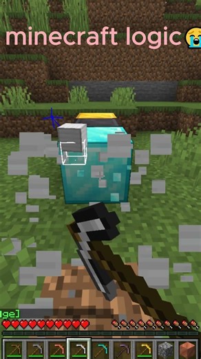 minecraft logic 📈 #minecraft #viral