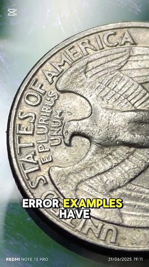 🇺🇸 1984D Washington Quarter – Rare Error Coins Worth Up to $300!💰#1984DQuarter #RareCoin #CoinValue