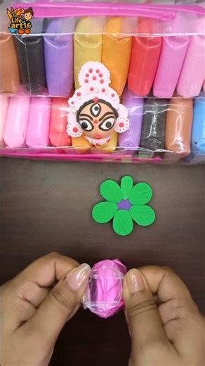 Clay Rose Flower 🌹 | Beautiful Clay Art |#diyclaycrafts #diewithasmile #claycraft #clay #shorts #art