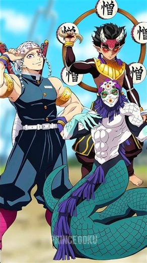 Sound Hashira Tengen Uzui 💥 Vs All Demons & Upper Moon 6 + 5 😈 | Demon Slayer Final Battle | #shorts