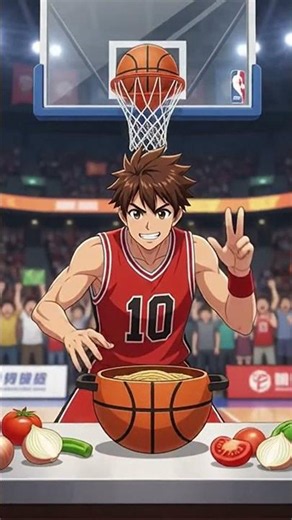 SLAM DUNK Cooking Challenge 🍜🏀 | Anime Basketball Noodles”