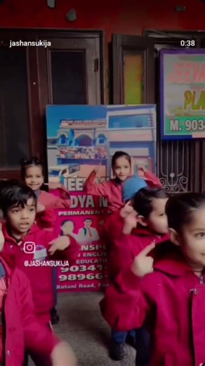 Cute Kids dancing on Amrinder Gill Song✨ | Jeevan Jyoti Playway | #ytshorts #amrindergill #cutekids
