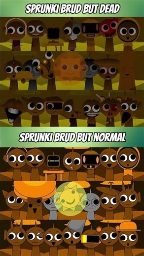 Sprunki BRUD Normal 😀🎶 vs Sprunki BRUD Dead 💀😱 | Incredibox Battle