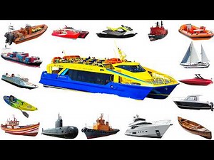 25 Vehículos Acuáticos para Niños | Barcos, Botes, Submarinos, Yates y Más