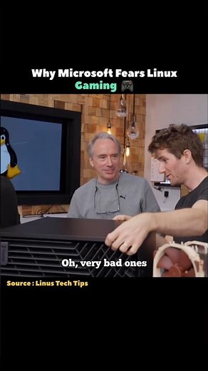 Why Microsoft Fears Linux Gaming #shorts #linux #microsoft #coding