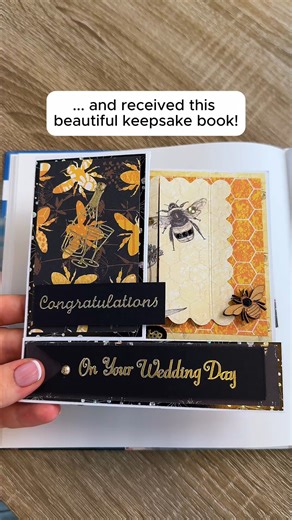 Transform all your wedding cards, invites, menus and photos into a stunning keepsake book you’ll treasure for life 😍 Link in bio to get started #weddinggift #weddingidea #newbride #bridegift #anniversarygift #firstanniversary #2025bride #weddingtrend | MyCardBook
