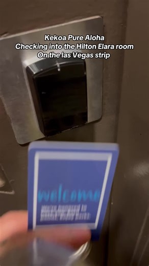 Checking into Hilton Elara on the Las Vegas Strip