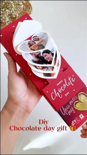 Diy Chocolate Day Gift Idea #chocolate #chocolateday #valentinesdaygiftidea #valentinesday