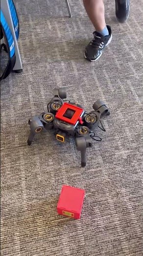 UGOT Spider Robot - coding challenge to dump a box!
