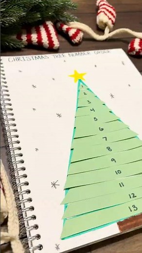 🎄Christmas Tree Number Order #christmascrafts #christmasactivities #toddlerlearning #preschool