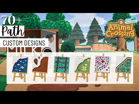 70+ Best Ground Path Custom Designs in ACNH | Animal Crossing New Horizons