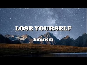 Eminem - LOSE YOURSELF (Lyrics Video)