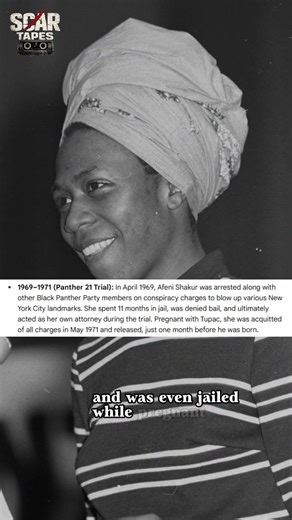 How Tupac Shakur Survived His Tough Childhood 😤🔥 #ScarTapes #hiphopfacts