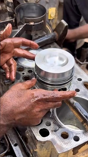 Piston Installation by a Master Engine Builder
