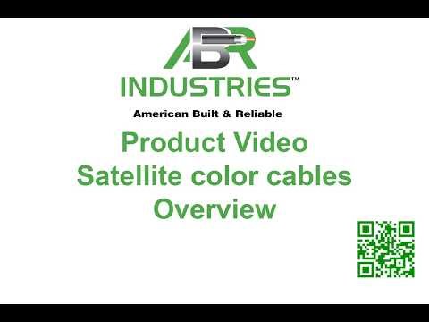 Color Cable Assemblies for Satellite