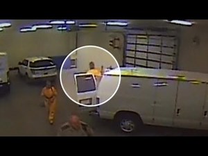 Footage revealed of chilling deadly inmate escape in Iowa