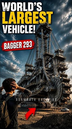 World's Largest Land Vehicle – Bagger 293 Explained! 🚜 #bagger293 #shorts #shortsfeed #automobile