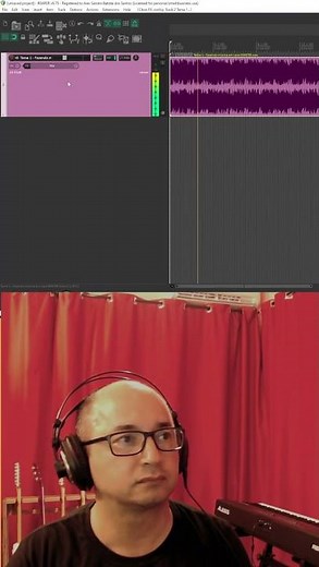 Mudando a tonalidade - Editando áudio no Reaper