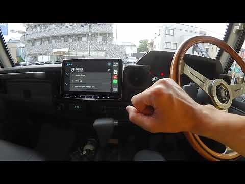 ランクル７０ ディスプレイオーディオ＋１１スピーカーで快適車内空間 アルパインDAF9Z