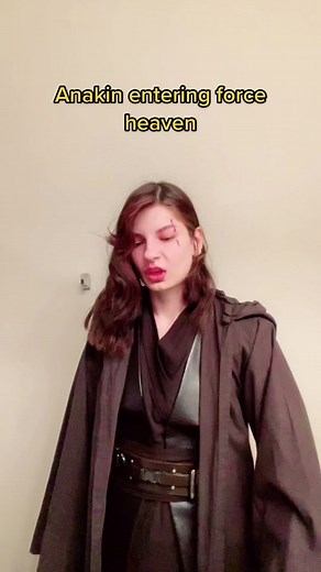 In my head it’s canon #genderbend #anakincosplay #fyp #starwarsjokes #starwarscosplay #smallcosplay #order66 #obiwankenobi #handmade #cosplayer