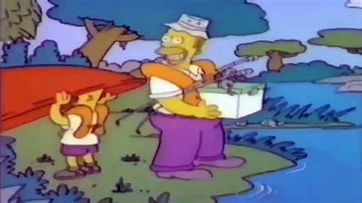 The Simpsons Shorts - Vamos Pescar (1988)