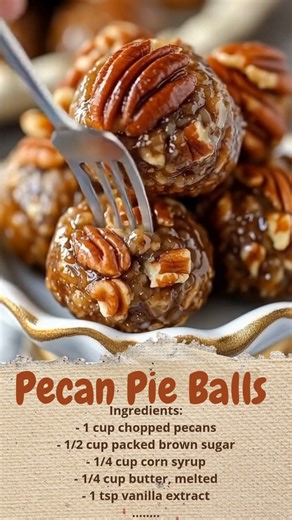Pecan Pie Balls (No-Bake) | Cakecrafted Recipes
