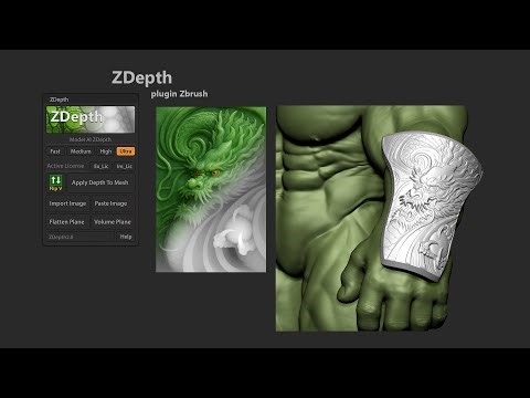 ZDepth Plugin 2.0 for ZBrush Tutorial