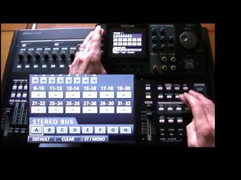 Tascam DP24/32SD Tutorial 11: Recording Live Reverb/Delay/Chorus