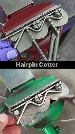 Hairpin Cotter making Tool / Cotter pin / manual hairpin making process #tech #3d #car #bike #valve