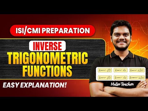 Inverse Trigonometric Functions | ISI/CMI Preparation | Top Maths college | VOS