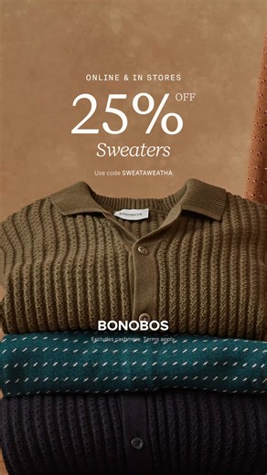 36K views | Don’t miss your chance at 25% off sweaters, or your Fall might be a cold, less-handsome one. Terms apply. Free shipping and returns in the U.S. | Bonobos | Facebook