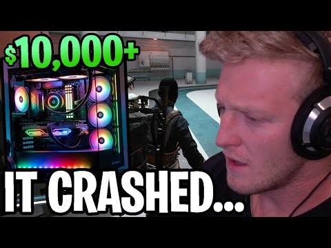Tfue Got A New $10,000 Computer & It's Giving Him A Lot Of Problems..