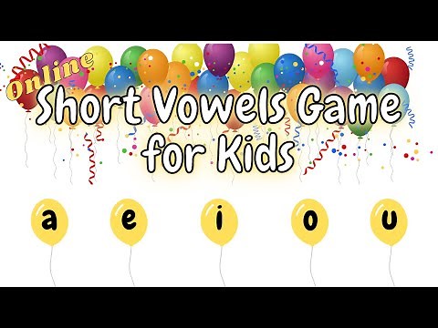 Short Vowel Game For Kids/ Online Short Vowel Game